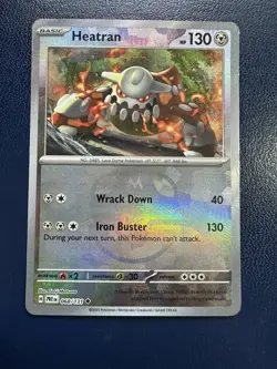 Heatran 068/131 Holo - Pokemon Prismatic Evolutions (Master Ball Pattern) LP - Image 1