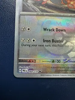 Heatran 068/131 Holo - Pokemon Prismatic Evolutions (Master Ball Pattern) LP - Image 5