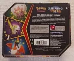 Factory Sealed 2021 Pokemon TCG Shining Fates Tin – Featuring Cramorant V - Image 2