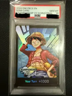 DON!! Card (Monkey.D.Luffy) (2023 World Championship Finals) One Piece Promotion - Image 1