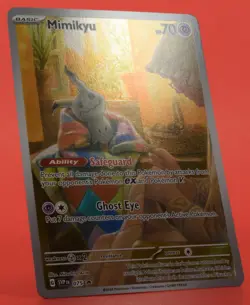 Pokemon TCG English Card Paldean Fates Scarlet Violet Promo SVP 075 Mimikyu Holo - Image 3