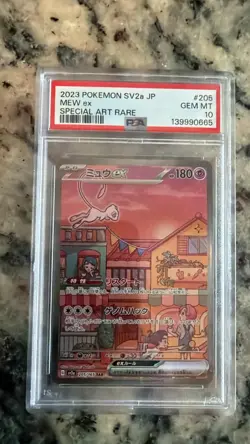 PSA 10 Mew ex 205/165 Sv2a: Pokemon Card 151 Holo (Japanese) - Image 1