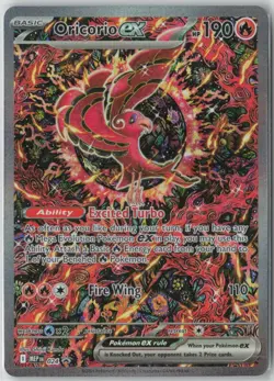 Oricorio ex 024 Pokemon TCG Mega Evolution Charizard UPC Black Star Promo Card - Image 1