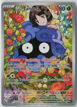 Erika’s Tangela #218/217 – Secret Rare Full Art – Ascended Heroes – Pokemon TCG - Image 1