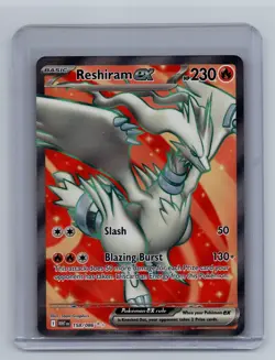 Pokemon TCG Pokemon Reshiram Ex Reshiram Ultra Rare Holo 158 - Image 1