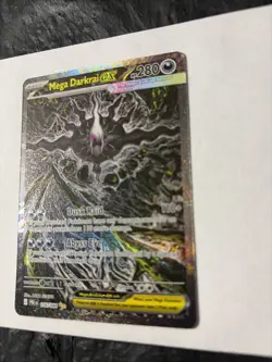 Mega Darkrai EX SIR 116/084 Pitch Black Pokemon TCG PACK FRESH IN HAND - Image 2