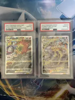 Mewtwo VSTAR GG44 PSA 10 & Charizard VSTAR SWSH262 PSA 10 Sequential Pokemon - Image 1