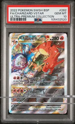 Mewtwo VSTAR GG44 PSA 10 & Charizard VSTAR SWSH262 PSA 10 Sequential Pokemon - Image 3