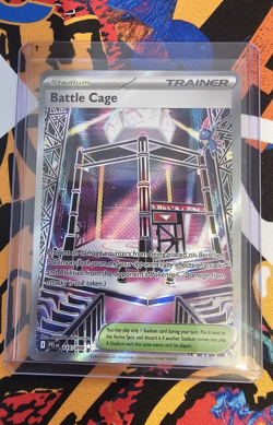The Pokemon Company Battle Cage 116/094 Paldean Fates Illustration Rare Foil EN - Image 1