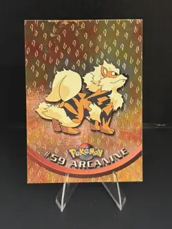 Topps Pokemon Card - Holo #59 Arcanine - Black Label LP - Image 1