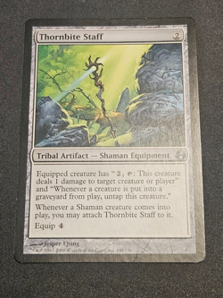 Thornbite Staff #145 Morningtide MOR Magic MTG LP Lightly Played - Image 1