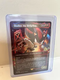 Shadow the Hedgehog (Rainbow Foil) Secret Lair Drop Foil - Image 1