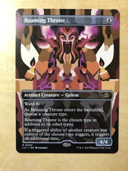 Mtg - Roaming Throne - LCI - Card #0344 - Non Foil - Borderless 0_0 - Image 2