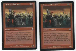 MTG Odyssey Dwarven Recruiter x2 - Image 1