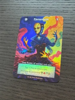 Elementalist (Foil) - Avatar - Beta - Sorcery: Contested Realm - Image 1