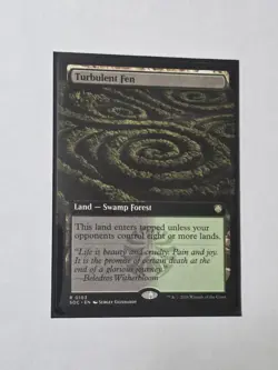 Turbulent Fen - Secrets Of Strixhaven - Near Mint - MTG - Image 1