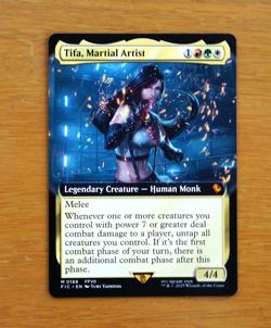 Tifa, Martial Artist #188 -Borderless Regular -Final Fantasy MTG Near Mint Card - Image 1