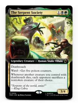 The Serpent Society (Extended Art) - [Marvel Super Heroes] MSH Magic MTG 💀🌳 - Image 2