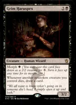 MTG Grim Haruspex LP Light Play Khans of Tarkir [538] - Image 1
