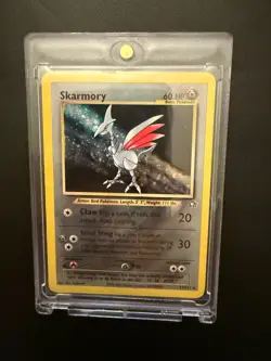 Skarmory 13/111 Neo Genesis Set Unlimited Holo Rare Pokemon Card WOTC Vintage - Image 1