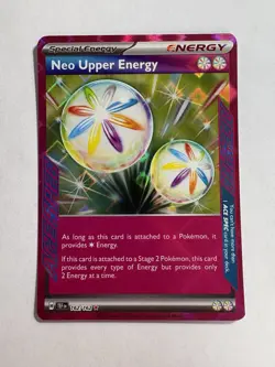 Neo Upper Energy 162/162 SV05 Temporal Forces ACE SPEC Rare Holo English - Image 1