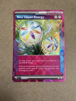 Neo Upper Energy 162/162 SV05 Temporal Forces ACE SPEC Rare Holo English - Image 1
