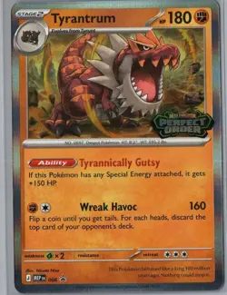 Tyrantrum 066 Promo ME: Mega Evolution Promo Pokemon Near Mint - Image 1