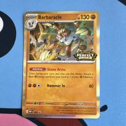 Pokemon TCG Barbaracle Mega Evolution Promo 065/163 Holo Promo English 2016 - Image 1