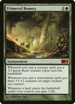 MTG | Primeval Bounty [Magic 2014] Near Mint - Image 1
