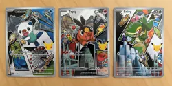 Pokemon Series 2 First Partner Illustration Collection Gen 5 Unova Oshawatt Set - Image 1