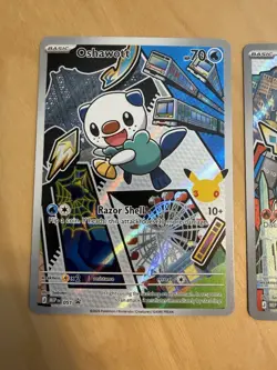 Pokemon Series 2 First Partner Illustration Collection Gen 5 Unova Oshawatt Set - Image 3