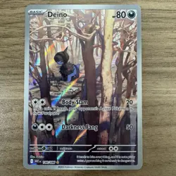 Deino 146/086 White Flare Illustration Rare Pokemon TCG - NM/M - Image 1