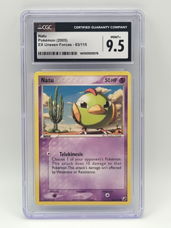 Natu 63/115 - CGC Mint 9.5 - EX Unseen Forces - Pokemon TCG English - Image 1
