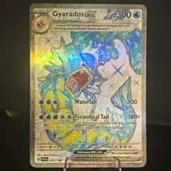Pokemon TCG SV01 Scarlet & Violet Gyarados ex 225/198 UR Full Art Holo 300 HP - Image 1