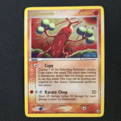 INVERTED ERROR Sudowoodo 15/115 Unseen Forces Reverse Holo Stamp Pokemon Card - Image 3