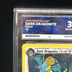 Dark Dragonite 5/82 Holo Team Rocket Pokemon TCG ACE 3 - Image 2