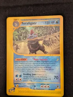 Feraligatr 47/165 Expedition Pokemon Card 2002 Non Holo NM Great Condition - Image 1