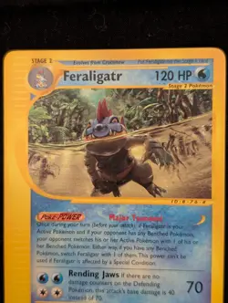 Feraligatr 47/165 Expedition Pokemon Card 2002 Non Holo NM Great Condition - Image 2
