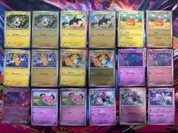 Pokemon Phantasmal Flames Base Set C, U, R, EX Reverse holo etb promo 179 cards - Image 4