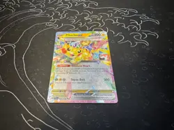 Pokemon TCG Pikachu ex SSP 057/191 Play! Pokemon Stamp - Image 1