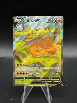 Pokemon Charizard V SWSH260 Holo Promo Card Sword & Shield NM IP3 - Image 1