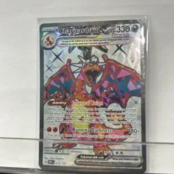 Pokemon Charizard EX 215/197 | Ultra Rare Full Art | Obsidian Flames 215/197 LP - Image 1