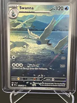 Pokemon TCG Swanna 110/086 Sv11w: White Flare Holo Illustration Rare - Image 1