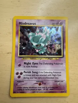 The Pokemon Company Misdreavus 11/64 Neo Revelation Holo Rare Eng Unlimited - Image 1