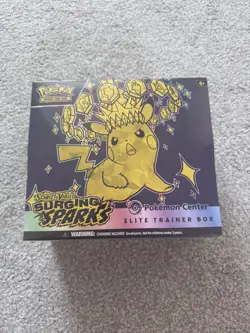 Pokemon Surging Sparks - Pokemon Center Elite Trainer Box ETB - New & Sealed - Image 1