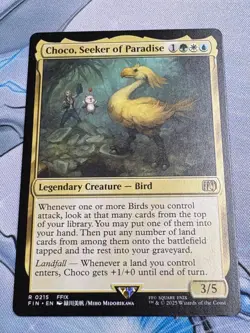 MTG Choco, Seeker of Paradise English Final Fantasy FIN NM R0215 - Image 1
