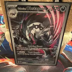 Galarian Obstagoon - Alt Art - 245/217 - Ascended Heroes - IR Pokemon TCG Karte - Image 3