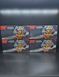 Lot of 4x Pokemon TCG Prismatic Evolutions Surprise Box - Pokemon TCG - Image 1