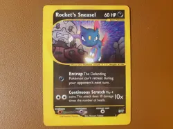 ROCKET'S SNEASEL Best of Game NM non-holo RARE Promo #5 POKEMON-e TCG NINTENDO - Image 1