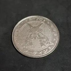 Alakazam Pokemon Battle Medal Coin Meiji Japan 1998 Vintage Metal Japanese - Image 2